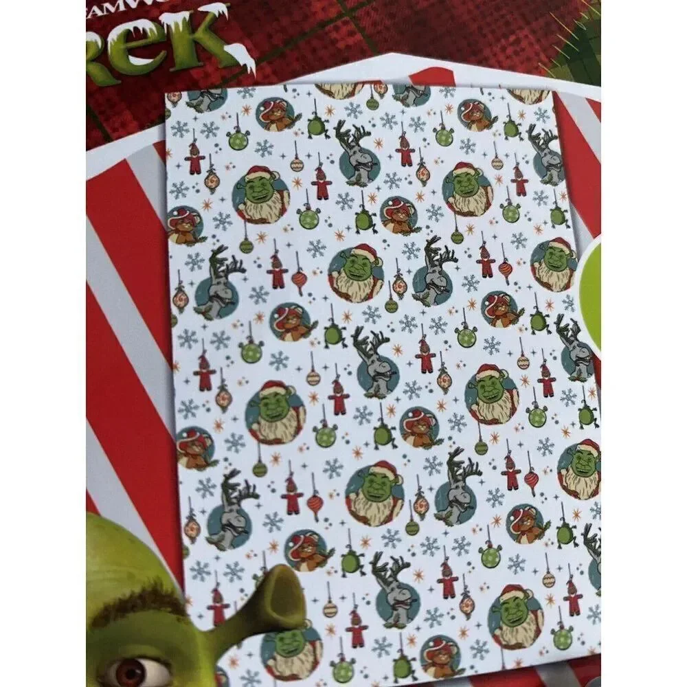 Shrek Christmas Throw Blanket‎ 50 X 70” Donkey Puss N Boots Gingie Holiday NEW